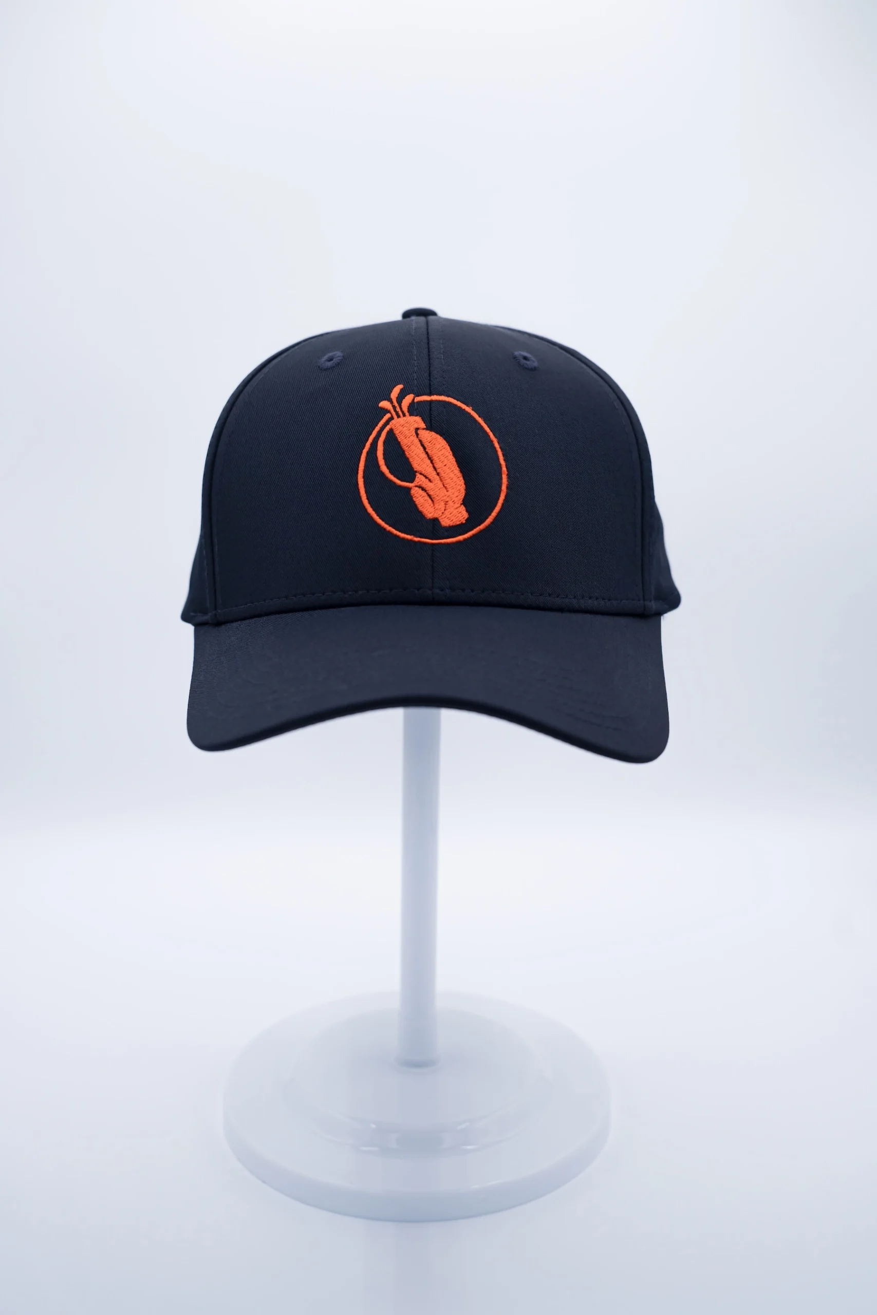 Navy Perforated Performance Golf Hat - Image 2