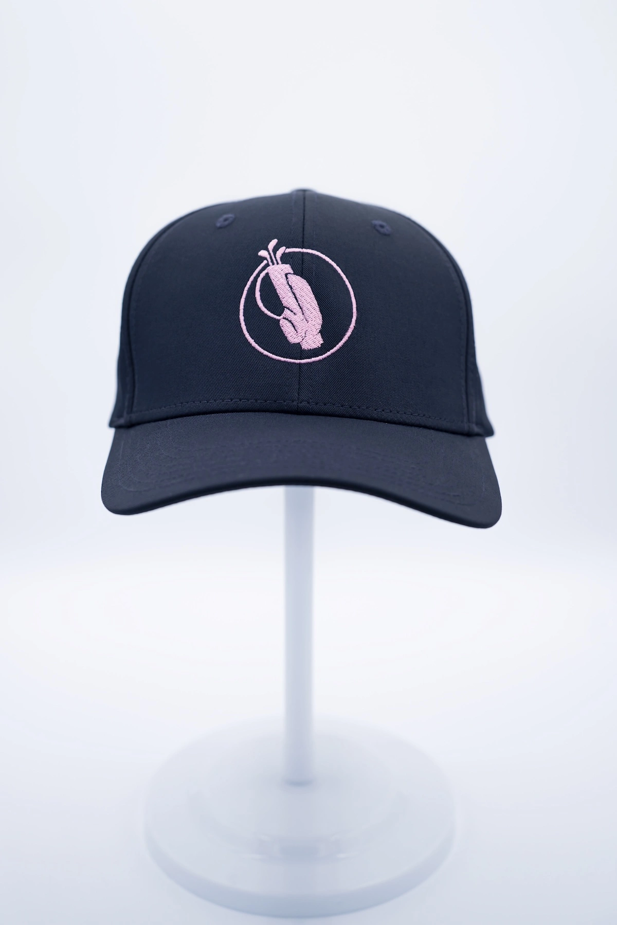 Navy Perforated Performance Golf Hat - Image 6