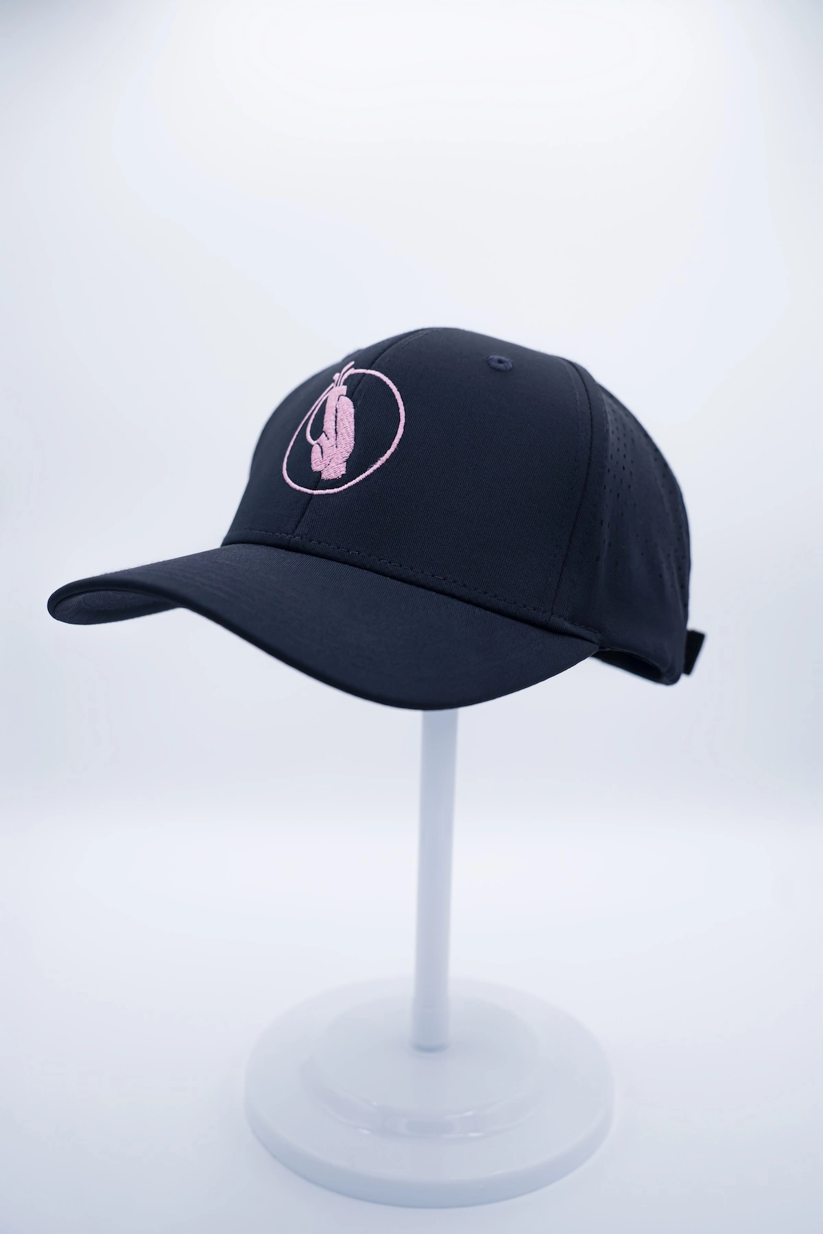 Navy Perforated Performance Golf Hat - Image 5